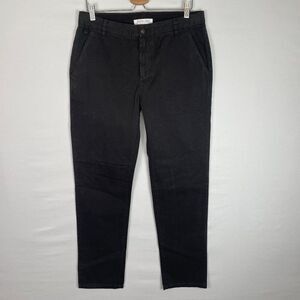 Everlane Men 100% Cotton Chino Pant Dark Grey 33x32